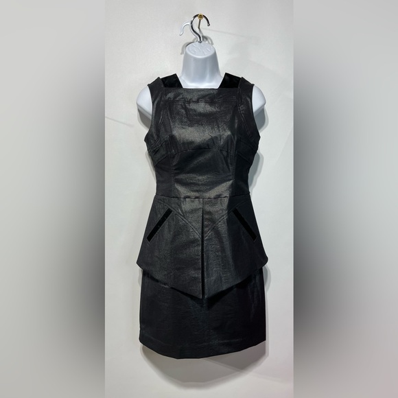 2B.Rych Dresses & Skirts - 2B.Rych Black Stunning Modern Mini Dress Women’s Size 2